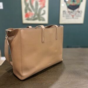 Calpak Tan Laptop Bag